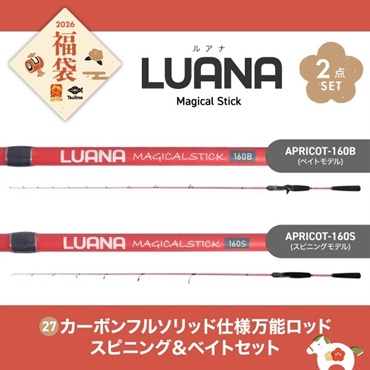【2026福袋）カーボンフルソリッド仕様 万能ロッドスピニング＆ベイトセット