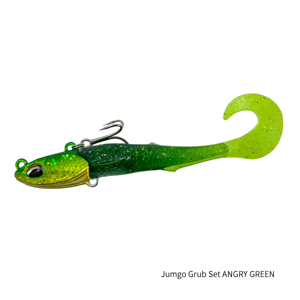 【DUO ×Tsulino】ビーチウォーカー　ジャンゴグラブセット(27g-Angry Green(アングリーグリーン))