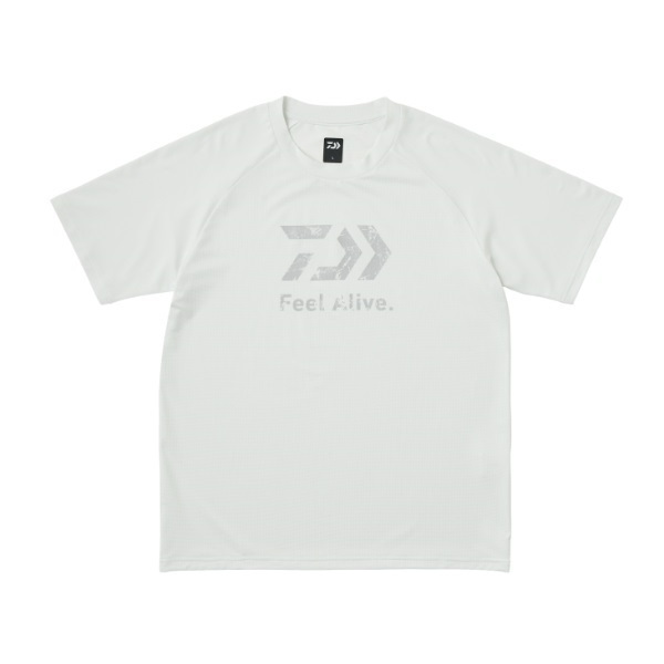 Feel Alive．ドライＴシャツ(ホワイト-M)