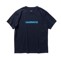 ドライロゴＴシャツ半袖ピュアネイビー