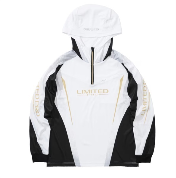 リミテッドプロ  ハーフジップ  フーディ(リミテッドホワイト-2XL)