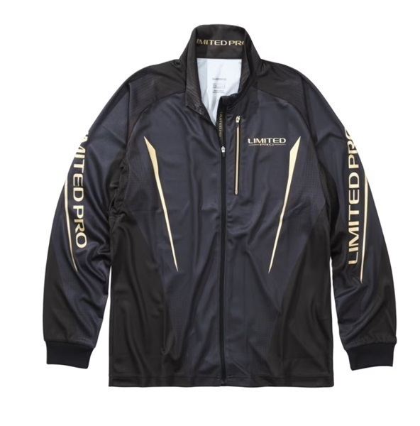 リミテッドプロフルジップシャツ(リミテッドブラック-2XL)