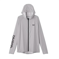 ICEDRY フーディラッシュガードフルジップライトグレー