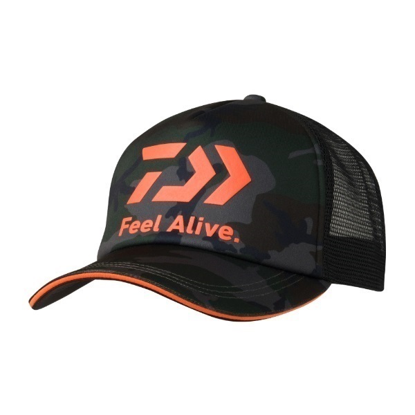 FeelAlive.ソフトハーフメッシュキャップ(グリーンカモ)
