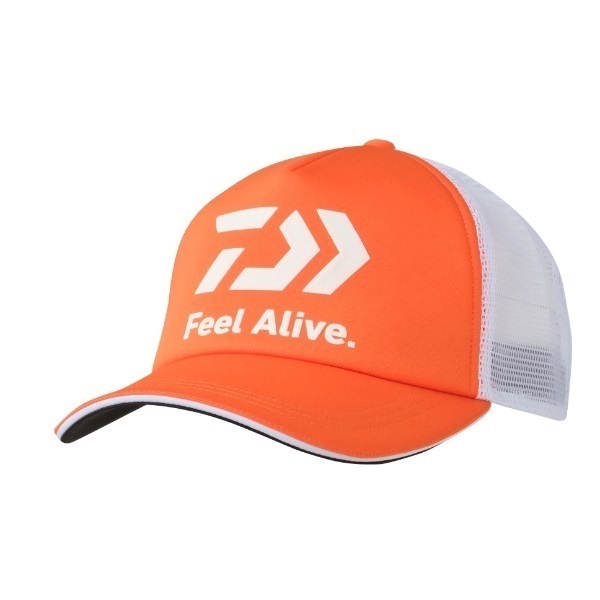 FeelAlive.ソフトハーフメッシュキャップ(オレンジ)