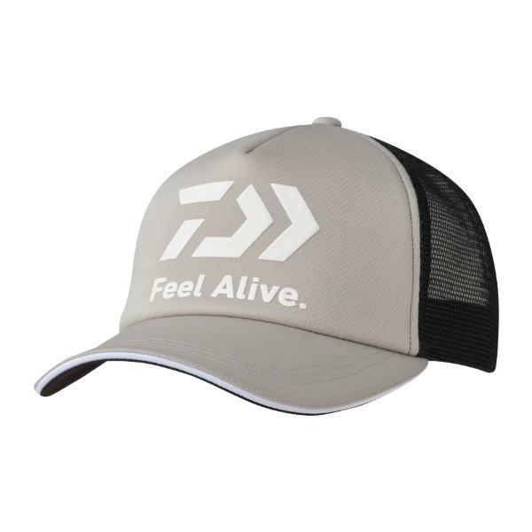 FeelAlive.ソフトハーフメッシュキャップ(グレー)