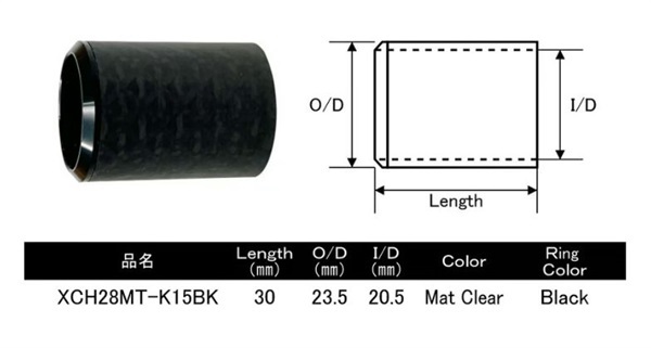 TCP-FBCSK・TCP-NHSSK用フロントグリップ(XCH28MT-K15BK)