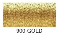 ポリエステルメタリックスレッド（Ａ）※細タイプ９００　ゴールド