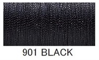 ポリエステルメタリックスレッド（Ａ）※細タイプ９０１　ブラック