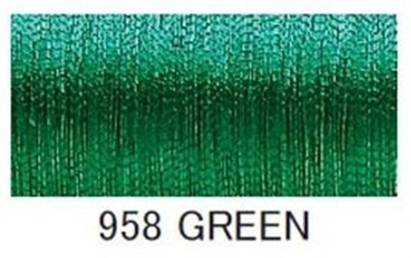 ポリエステルメタリックスレッド（Ａ）※細タイプ(９５８　グリーン)