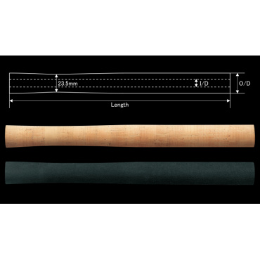 TRG27-30 シェイプドリアグリップ300mm