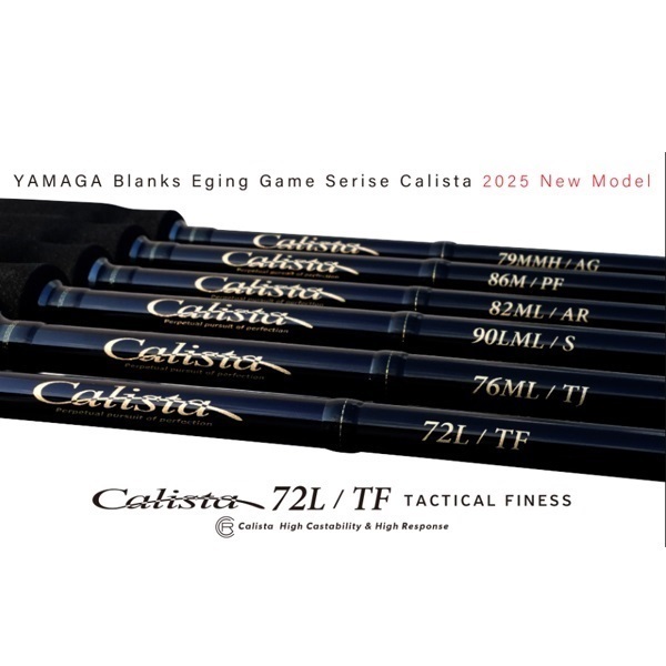 【美品】Calista 76ML TJ エギングロッド YAMAGA Blanks ヤマガブランクス 23 カリスタ Calista 76ML / TJ
