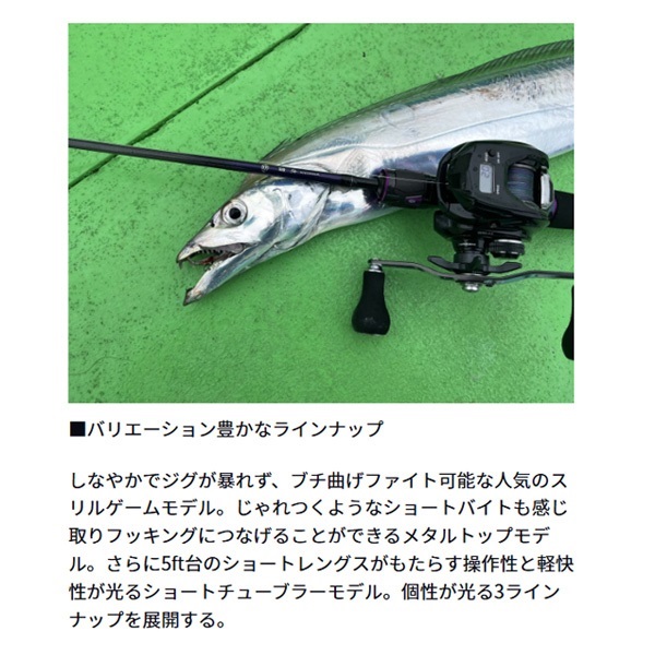 鏡牙AIR 58B タチウオジギングロッド（送料込） DAIWA（釣り） ダイワ 鏡牙AIR 58B / タチウオ 太刀魚 ジギング