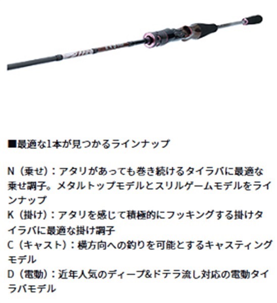 21 紅牙 AIR タイプD 70HB スリルゲーム　乗せ　DAIWA 21 紅牙 AIR TYPE-D | イシグロ公式オンラインショップ