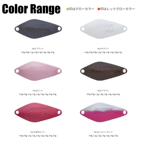 ハイバースト 1．1g | イシグロ公式オンラインショップ