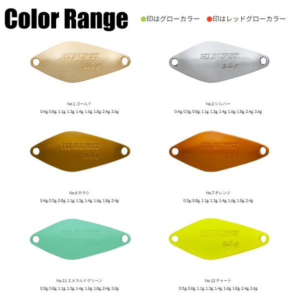 えびせんです♡プクラジ♡、ゴールデントパーズ、バイカラースモーキーetc. ハイバースト 1．6g | イシグロ公式オンラインショップ