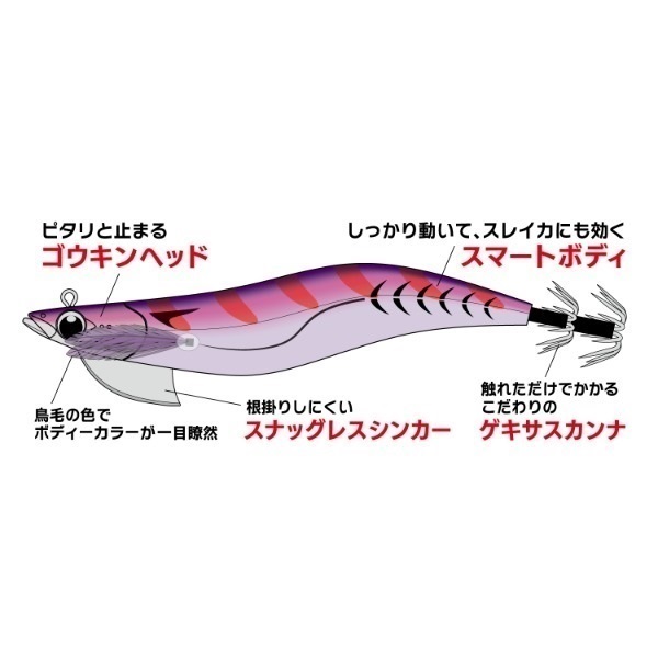 エギゾーTRスマートフィット 3.5号 30g | イシグロ公式オンラインショップ