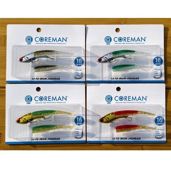 COREMAN IJ-16 コアマン IJ16 アイアンジグヘッド 15個セット コアマン IJ-16 アイアンジグヘッド 100mm/16g 【シーバスルアー専門店