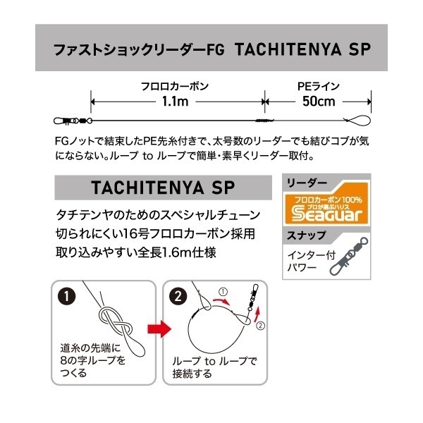 FASTショックリーダーFG【TACHITENYA SP】 | イシグロ公式