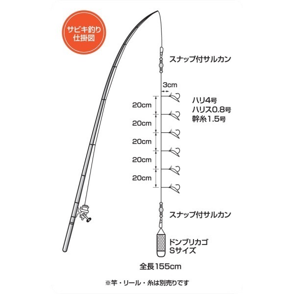 釣り入門セット アジが狙えるサビキ仕掛けセット | イシグロ公式