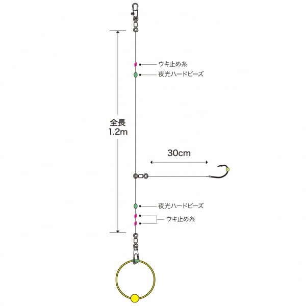 海上釣り堀泳がせ遊動仕掛 | イシグロ公式オンラインショップ