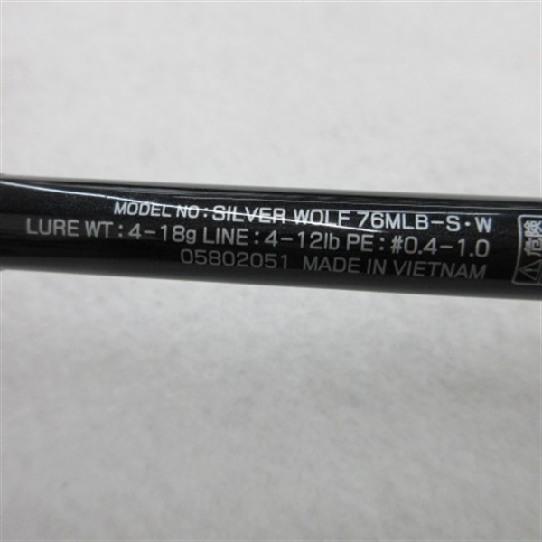 ダイワ 23シルバーウルフ 76MLB-S・W 23シルバーウルフが登場！硬ソリの新コンセプトを汲むチニング