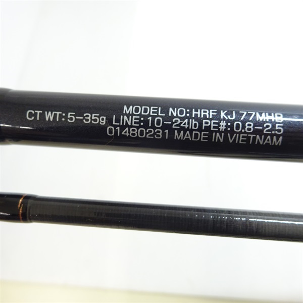 ロックフィッシュ用ロッド【HRF KJ 77MHB】実釣インプレ・実際に釣りをして