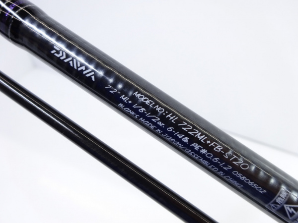 Amazon.com : Daiwa Heartland 722ML+FB-ST20 Bass Rod, Fishing