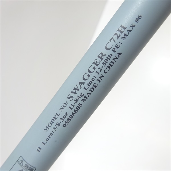 （F5.25）ダイワ 22 スワッガー C72H(ベイトキャスティングモデル)　新品未使用！ ダイワ スワッガー C72H (ベイトキャスティングモデル) / バス
