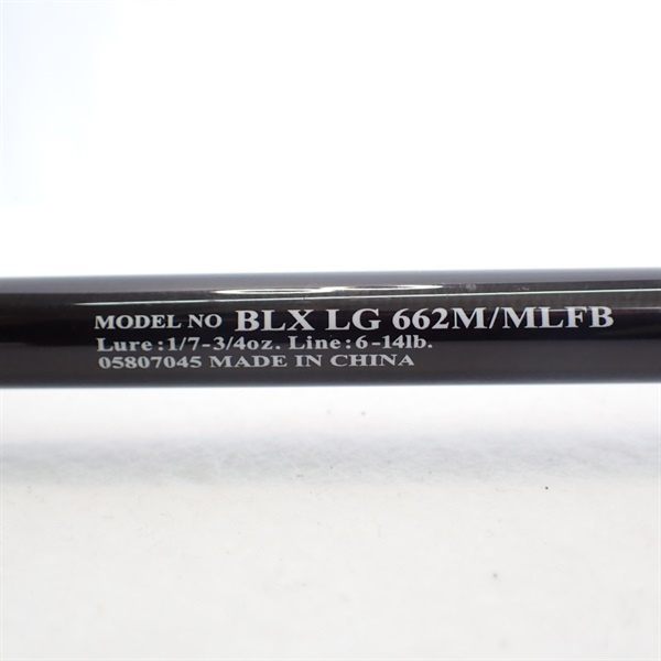 ダイワ ブラックレーベル blx lg662m/mlfb 訳あり】ダイワ ブラックレーベル BLX LG 662M/MLFB 2020モデル