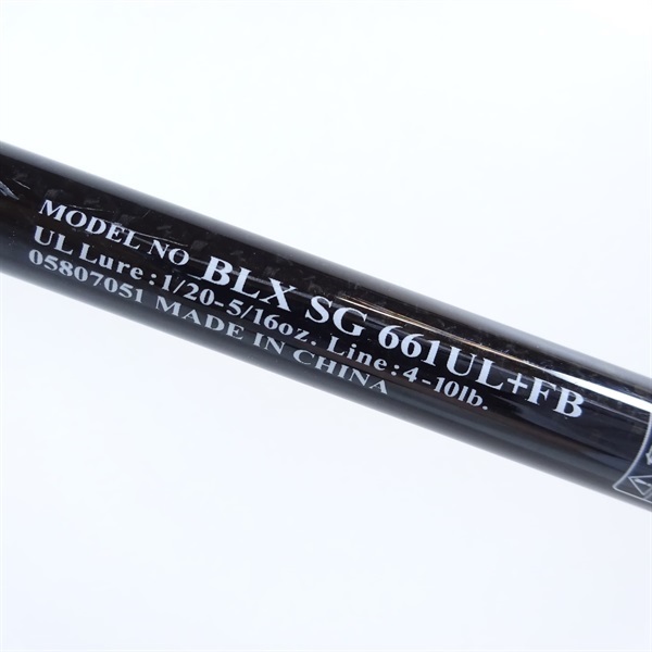 19ブラックレーベルBLX SG 661UL＋FB | イシグロ公式