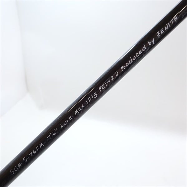 ゼニス シュレム SCH-S-762M 【新品未使用】オールラウンドな１本！ ゼニス Schelm(シュレム) SCH-S-762M NANO(スピニング・2ピース