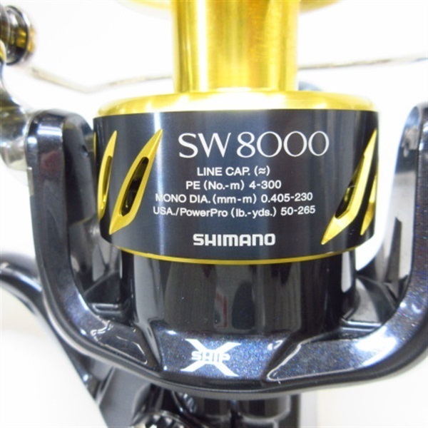 13ステラ8000HG 未使用に近い SHIMANO】シマノ『13ステラSW 8000HG』03068 2013年モデル 右ハンドル