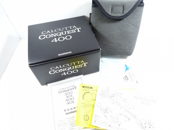 【美品】18カルカッタコンクエスト400 シマノ(SHIMANO) 18 カルカッタコンクエスト 400 R 右巻き
